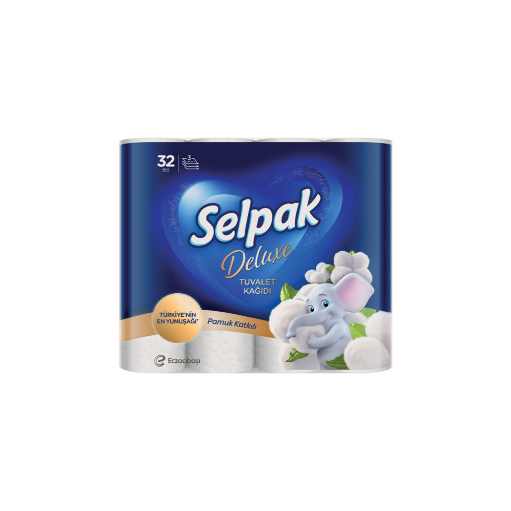 Selpak Deluxe Pamuk Katkılı Tuvalet Kağıdı 32li Tuvalet Kağıdı Fiyatı