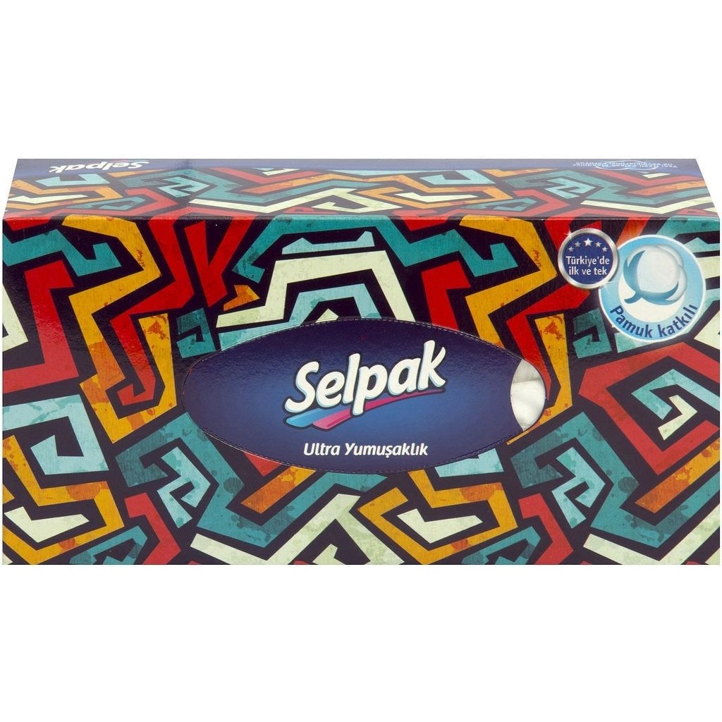 Selpak Maksi Kutu Mendil 100 Yaprak x 4 Adet - Beyaz Kağıt Mendil Fiyatı