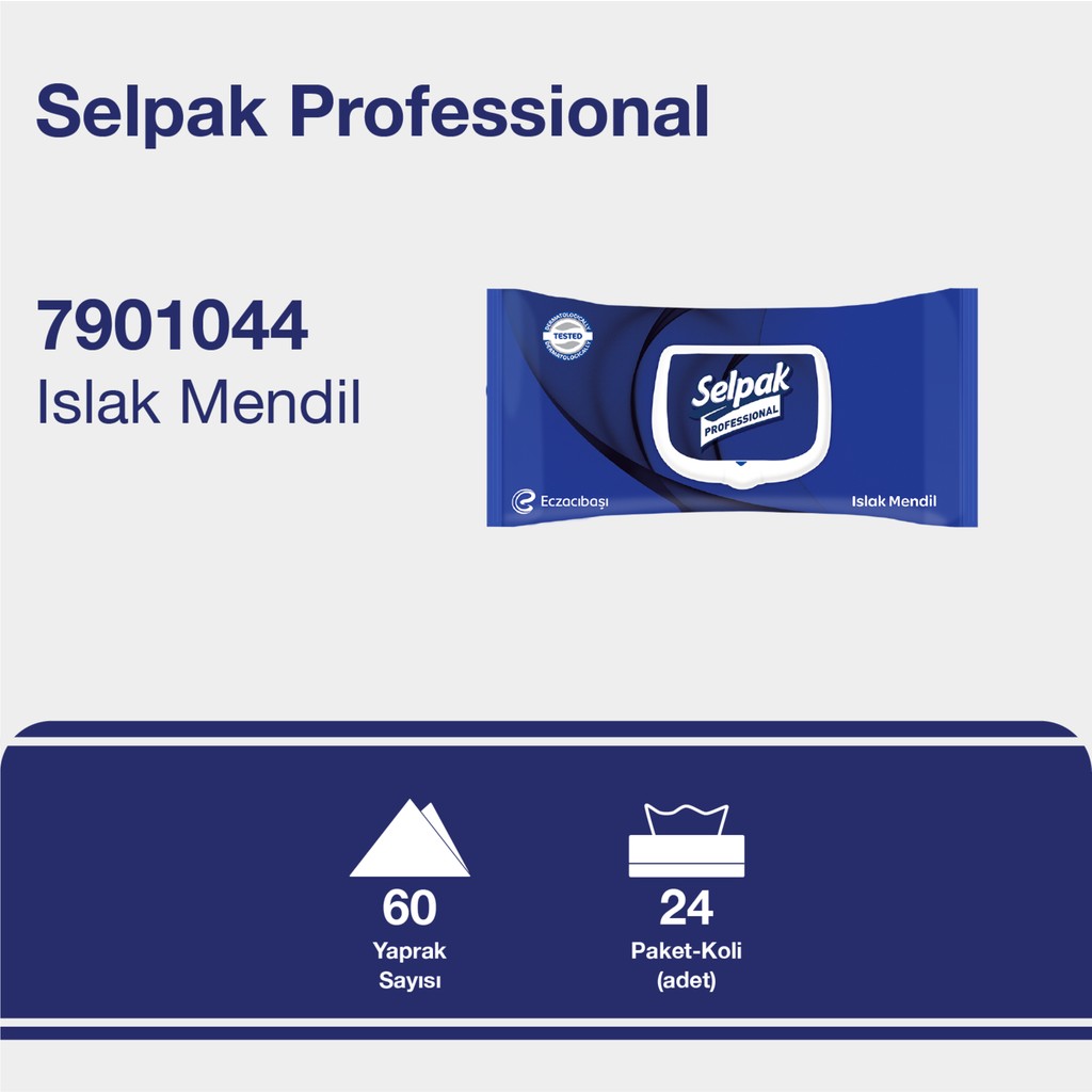 Selpak Professional Islak Mendil 60'lı - Koli 24 Adet - 60 Bebek Mendil-Islak Mendil Fiyatı