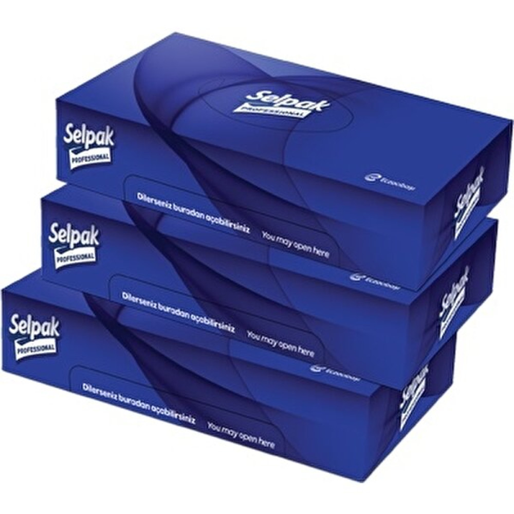 Selpak Professional Kutu Mendil 50' li x 3' lü Peçete Fiyatı
