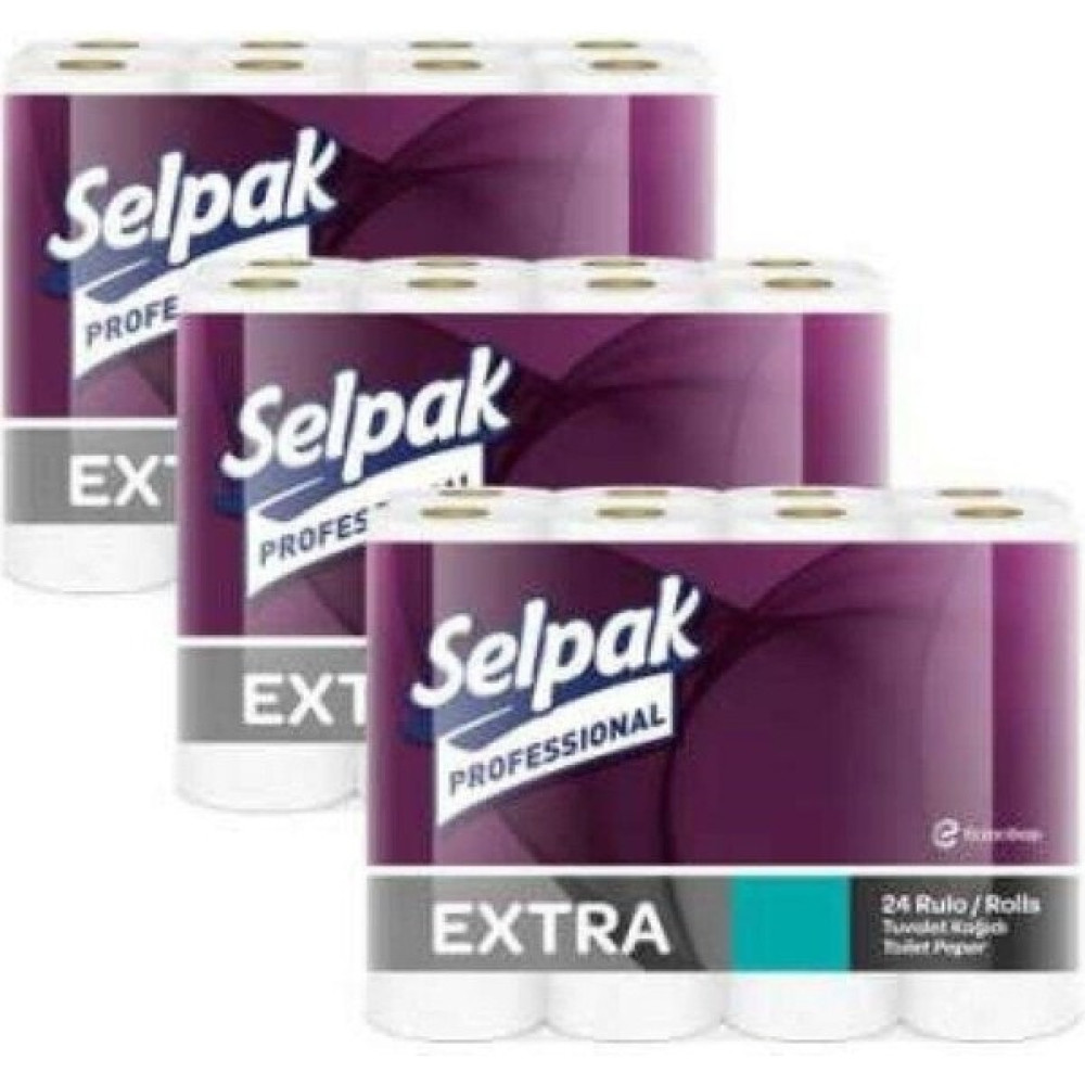 Selpak Professional Selpak Extra Tuvalet Kağıdı 24 X3 72 Rulo Tuvalet Kağıdı Fiyatı