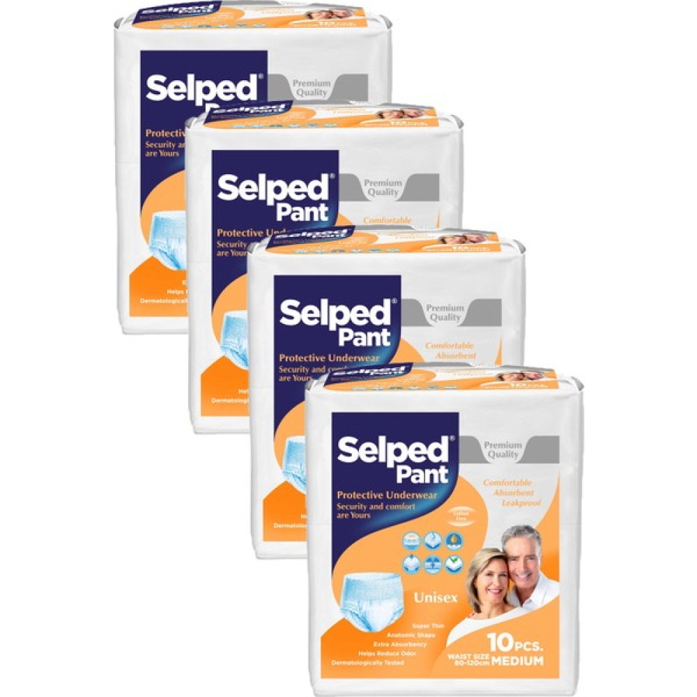Selped Pant Emici Külot Medıum 40 Adet 4 Paket Hasta Bezleri ve Temizliği Fiyatı