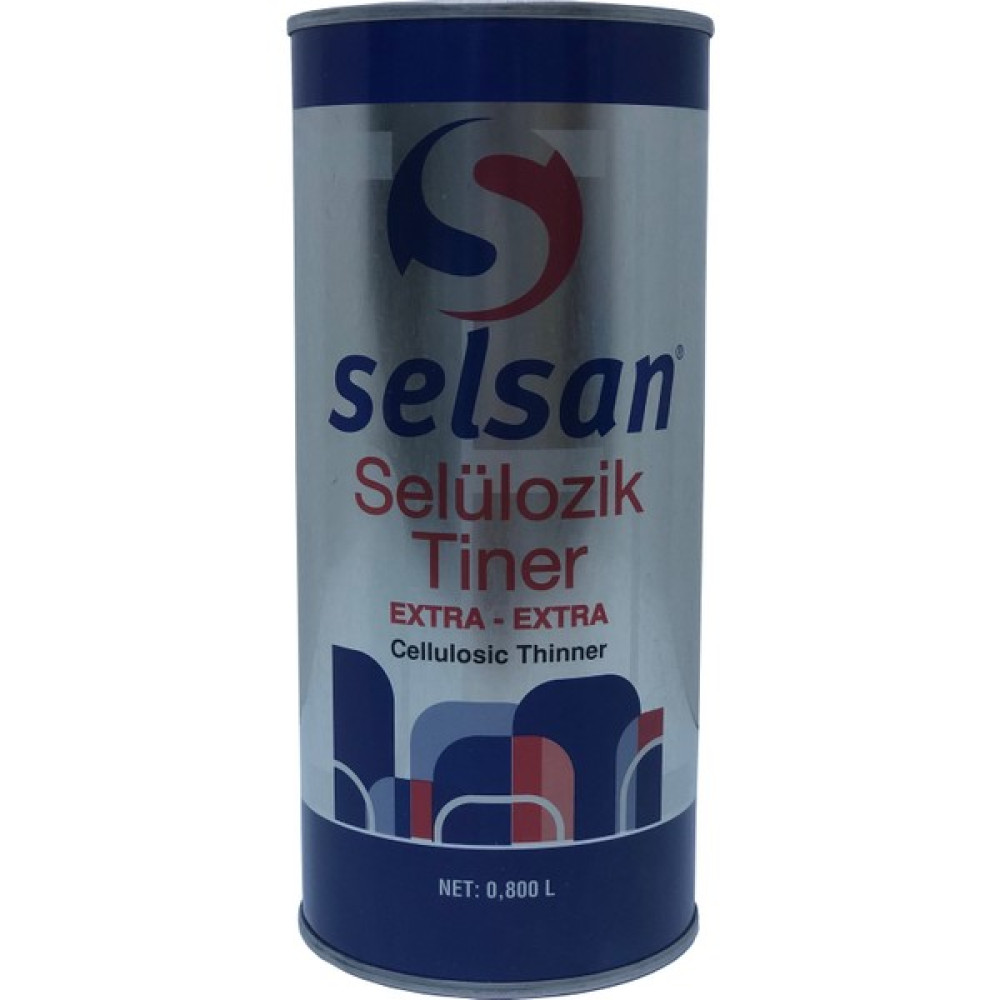 Selsan Selülozik Tiner - 0,800 ml Boya Malzemeleri Fiyatı