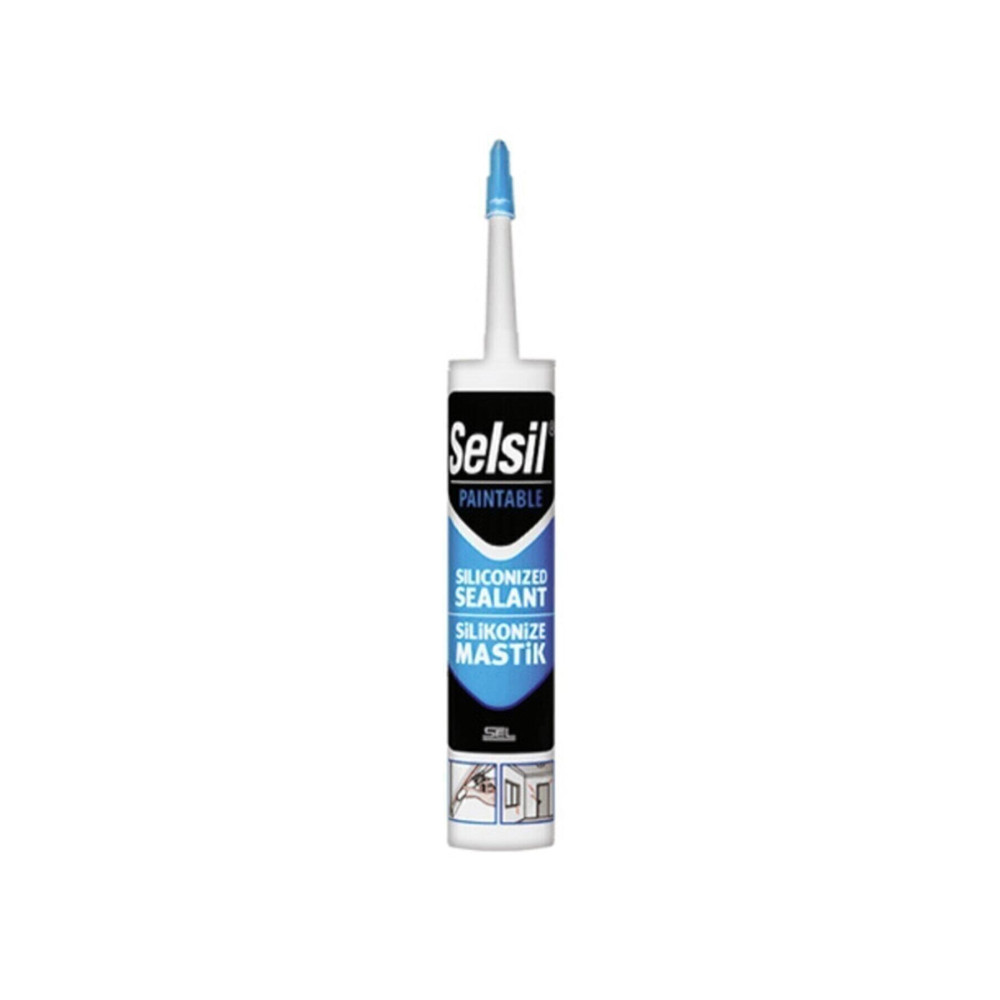Selsil Akrilik Silikonize Mastik 500gr Beyaz 3133 Silikon Fiyatı