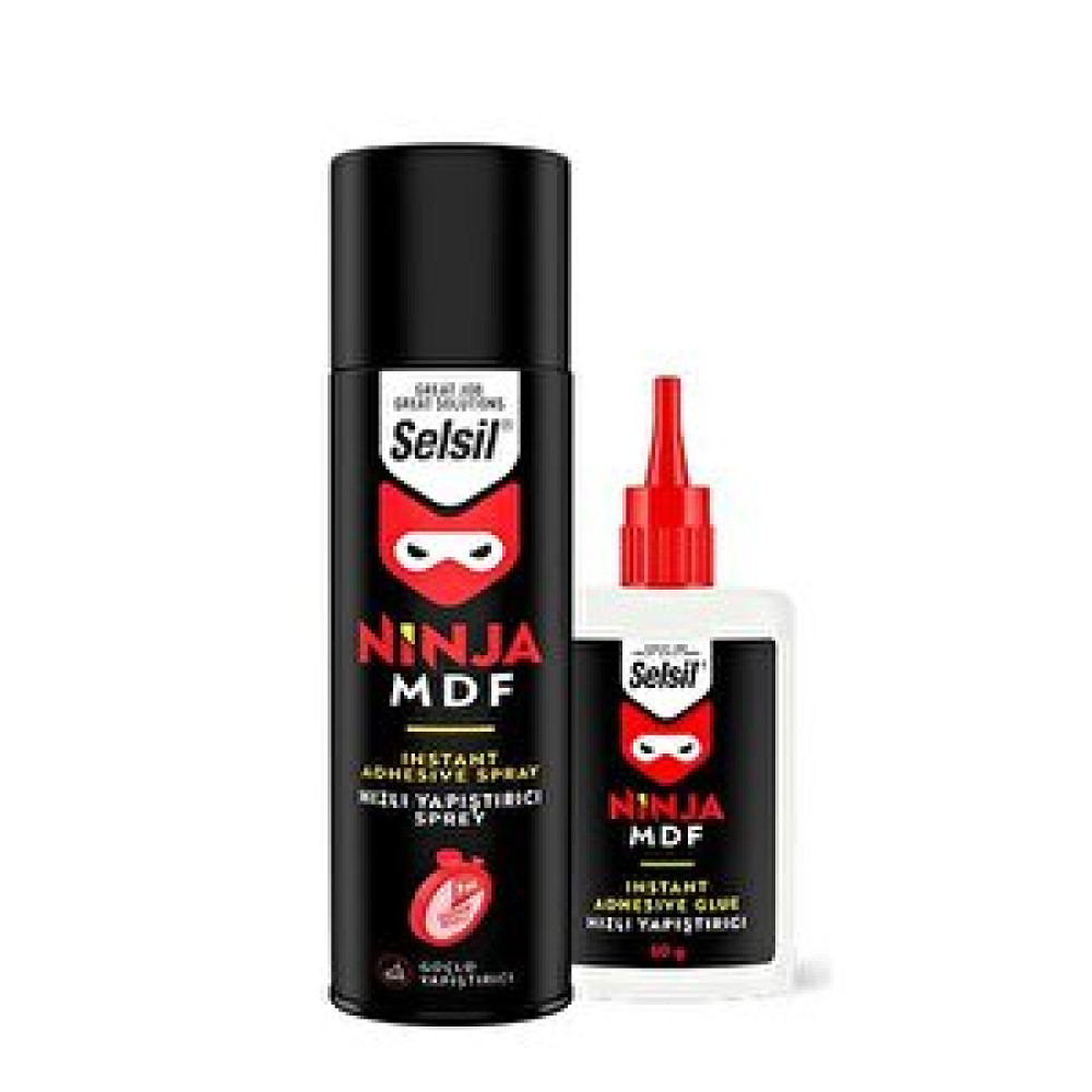 Selsil Çift Komponentli Mdf Hızlı Yapıştırıcı Sprey 400 Ml. 400 ml Yapıştırıcı Fiyatı