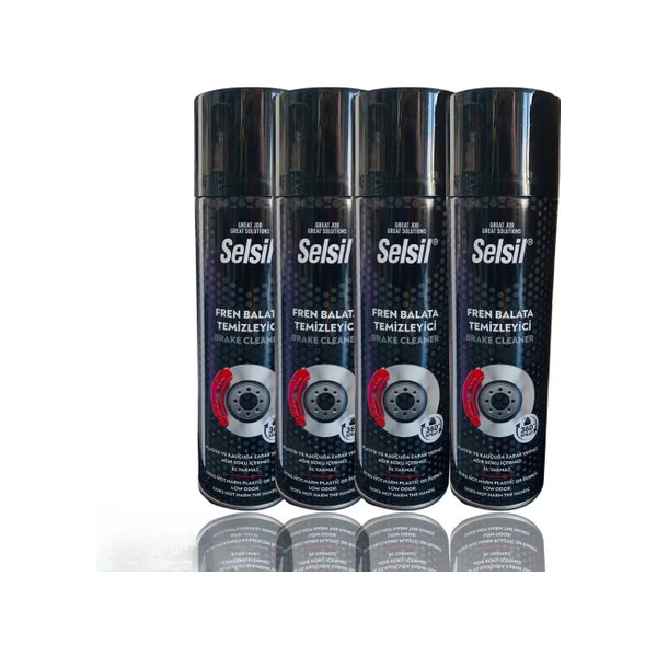 Selsil Fren Balata Temizleme Spreyi 4 Adet 500 ml Fren Bakım Spreyi Fiyatı