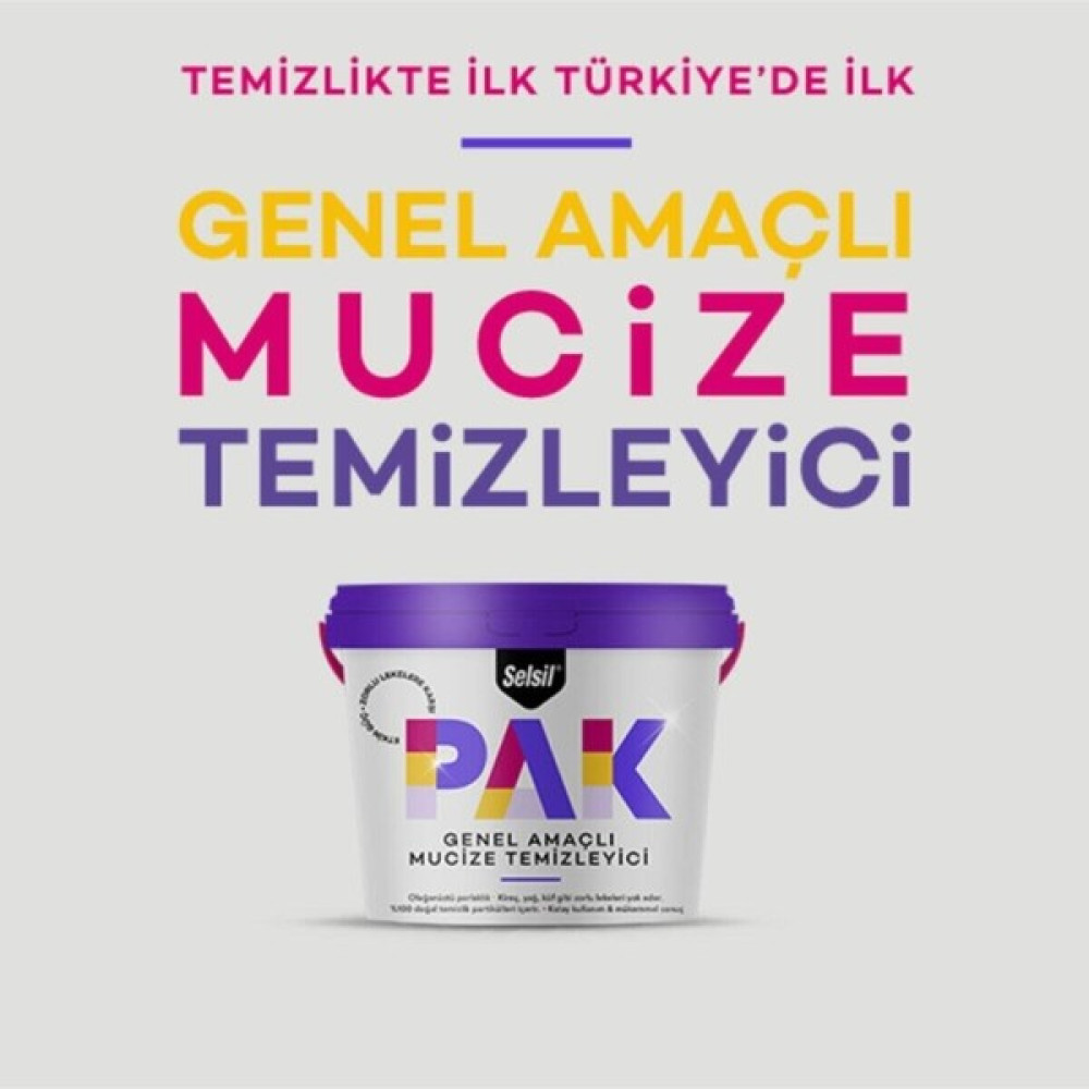 Selsil Pak Genel Amaçlı Mucize Temizleyici 500 gr Parlatıcı ve Temizleyiciler Fiyatı