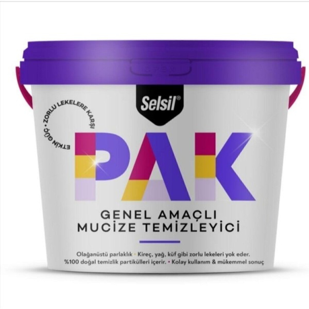 Selsil Pak Genel Amaçlı Mucize Temizleyici 500 Gr. Parlatıcı ve Temizleyiciler Fiyatı
