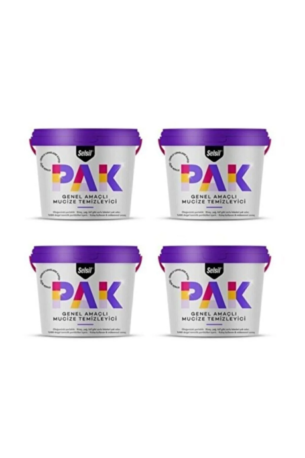 Selsil Pak Genel Amaçlı Mucize Temizleyici 500 Gr X 4 Adet" Parlatıcı ve Temizleyiciler Fiyatı