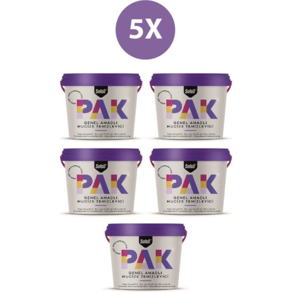 Selsil Pak Genel Amaçlı Mucize Temizleyici 5'li 500 gr Parlatıcı ve Temizleyiciler Fiyatı