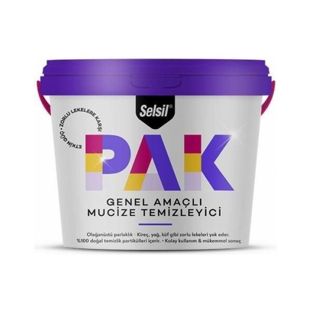Selsil Pak Genel Amaçlı Temizleyici 500 gr - Bej Temizlik Malzemeleri Fiyatı