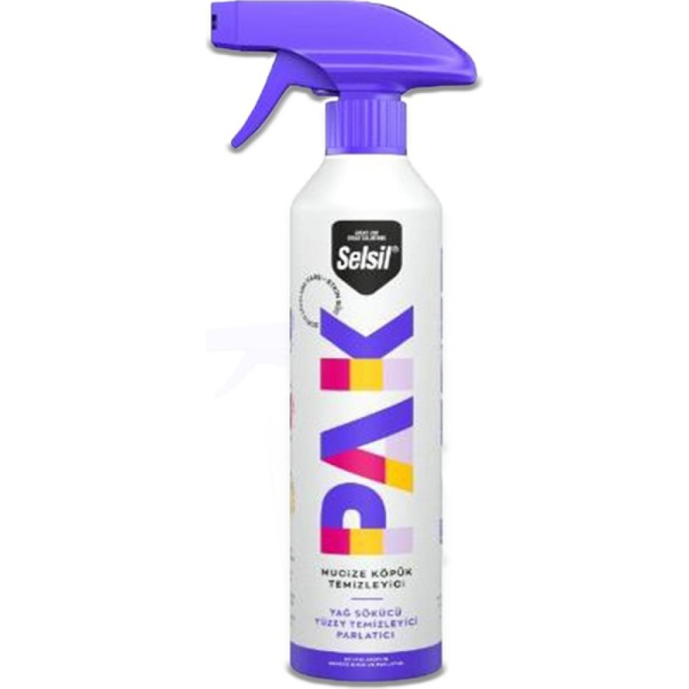 Selsil Pak Mucize Temizleyici Köpük Sprey Modeli 12 x 500 ml Parlatıcı ve Temizleyiciler Fiyatı