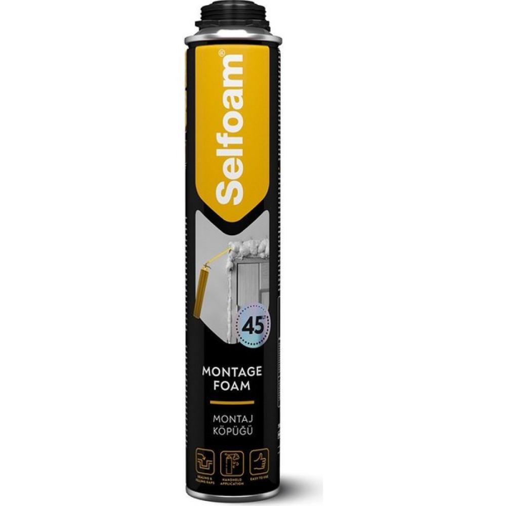 Selsil Selfoam Montaj Köpüğü 750ML. (Tabancalı Kullanım Için) Dış Cephe Yalıtım Malzemeleri Fiyatı