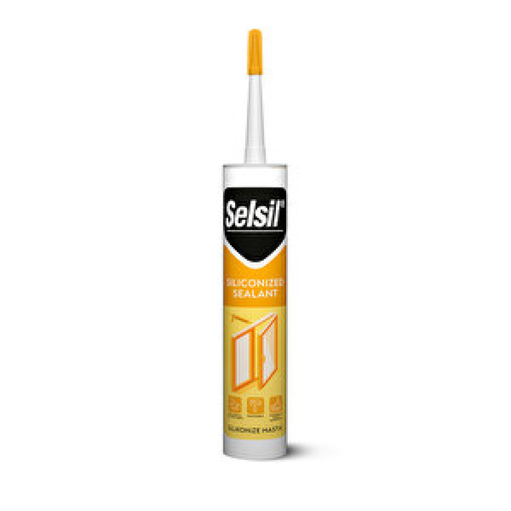 Selsil Silikonize Mastik Gri 500 gr Silikon Fiyatı