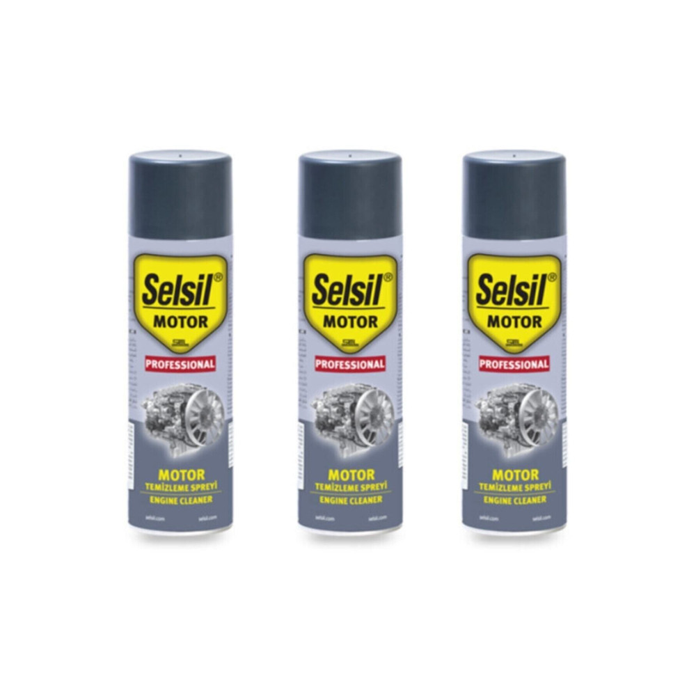 Selsil Susuz Motor Temizleme Spreyi 3 Adet X 500 Ml. Oto Bakım & Temizlik Ürünleri Fiyatı