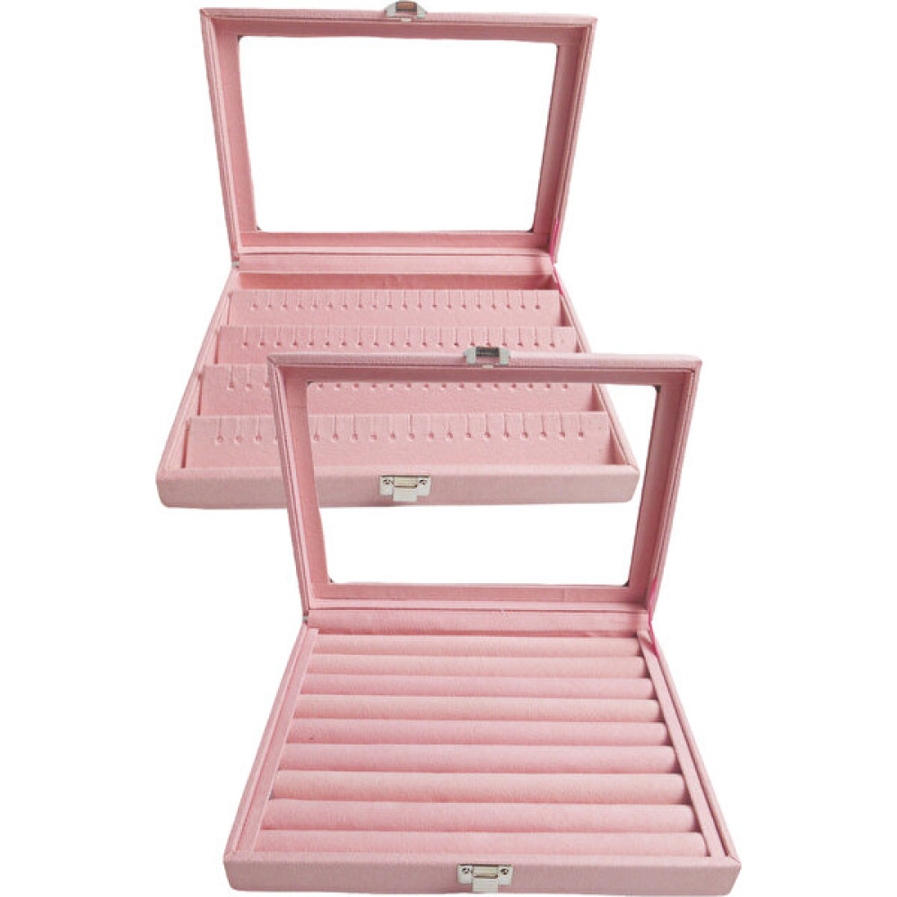 Seltar Home Goods Barbie Takı Organizeri Seti - Pembe Yüzük Kutusu - Pembe Küpe Kutusu Eşya Saklama Kutusu Fiyatı