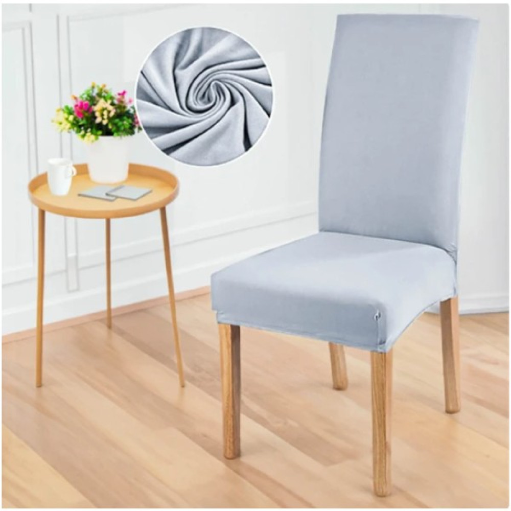 Seltenet Safdoku Yıkanabilir Esnek Sandalye Örtüsü Sandalye Kılıfı Yemek Sandalye Örtüsü - 35 x 45 cm - Açık Gri Koltuk & Kanepe Örtüsü Fiyatı