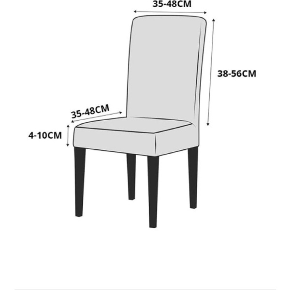 Seltenet Safdoku Yıkanabilir Esnek Sandalye Örtüsü Sandalye Kılıfı Yemek Sandalye Örtüsü - 35 x 45 cm - Vizon Koltuk & Kanepe Örtüsü Fiyatı