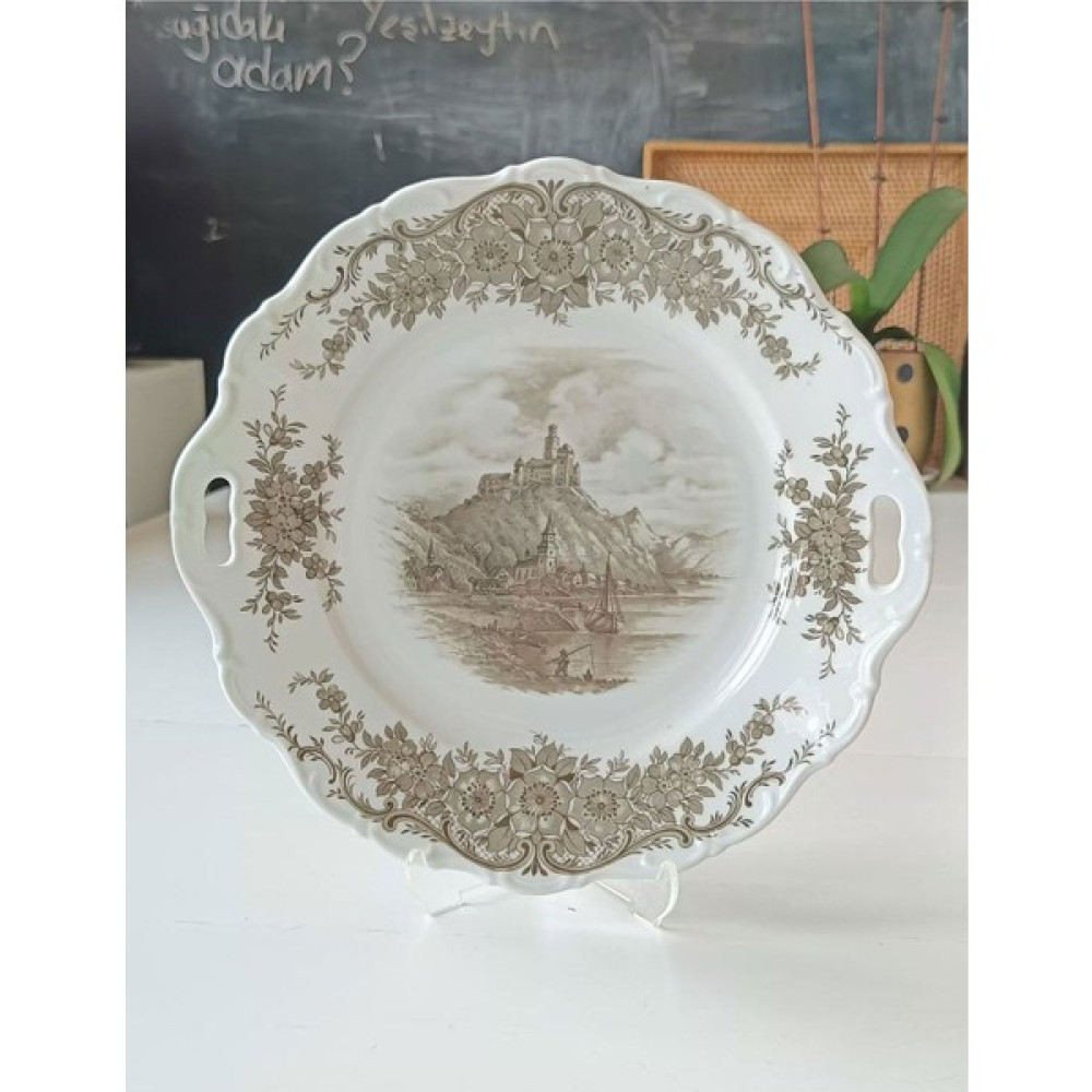 Seltmann Weiden Bavaria Nurantik Batı Alman Porselen Tepsi 26.5 Cm - Antika Porselen - Yeşil Oto Boyaları Fiyatı