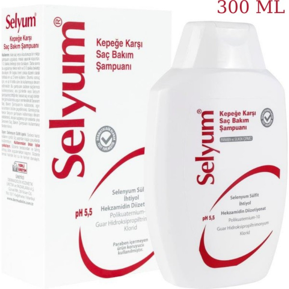 Selyum Dermadolin Selyum Kepeğe Karşı Saç Bakım Şampuanı 300 ml Şampuan ve Saç Kremi Fiyatı