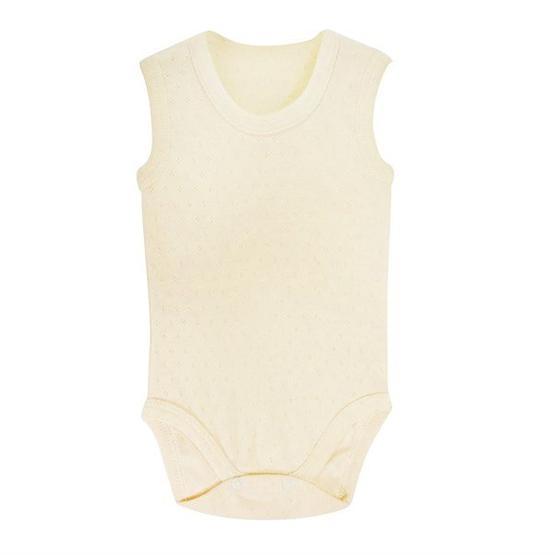 Sema Baby Krem 6-9 Ay Jakarlı Askılı Body