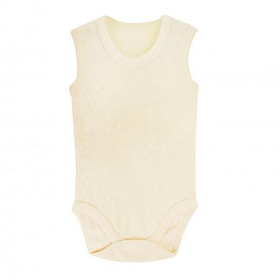 Sema Baby Krem 6-9 Ay Jakarlı Askılı Body