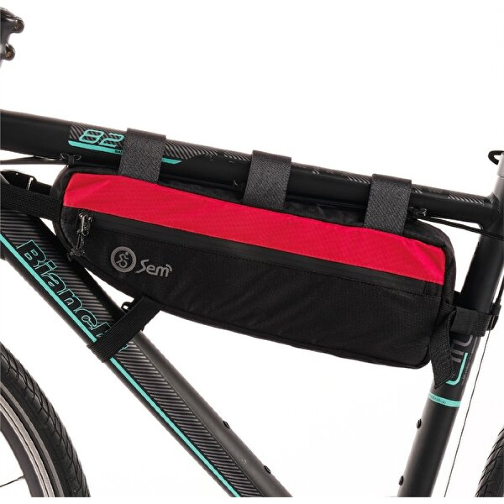 Semçanta - Bikepacking Kadro Altı Çanta - M - Kırmızı Bisiklet Aksesuarları Fiyatı