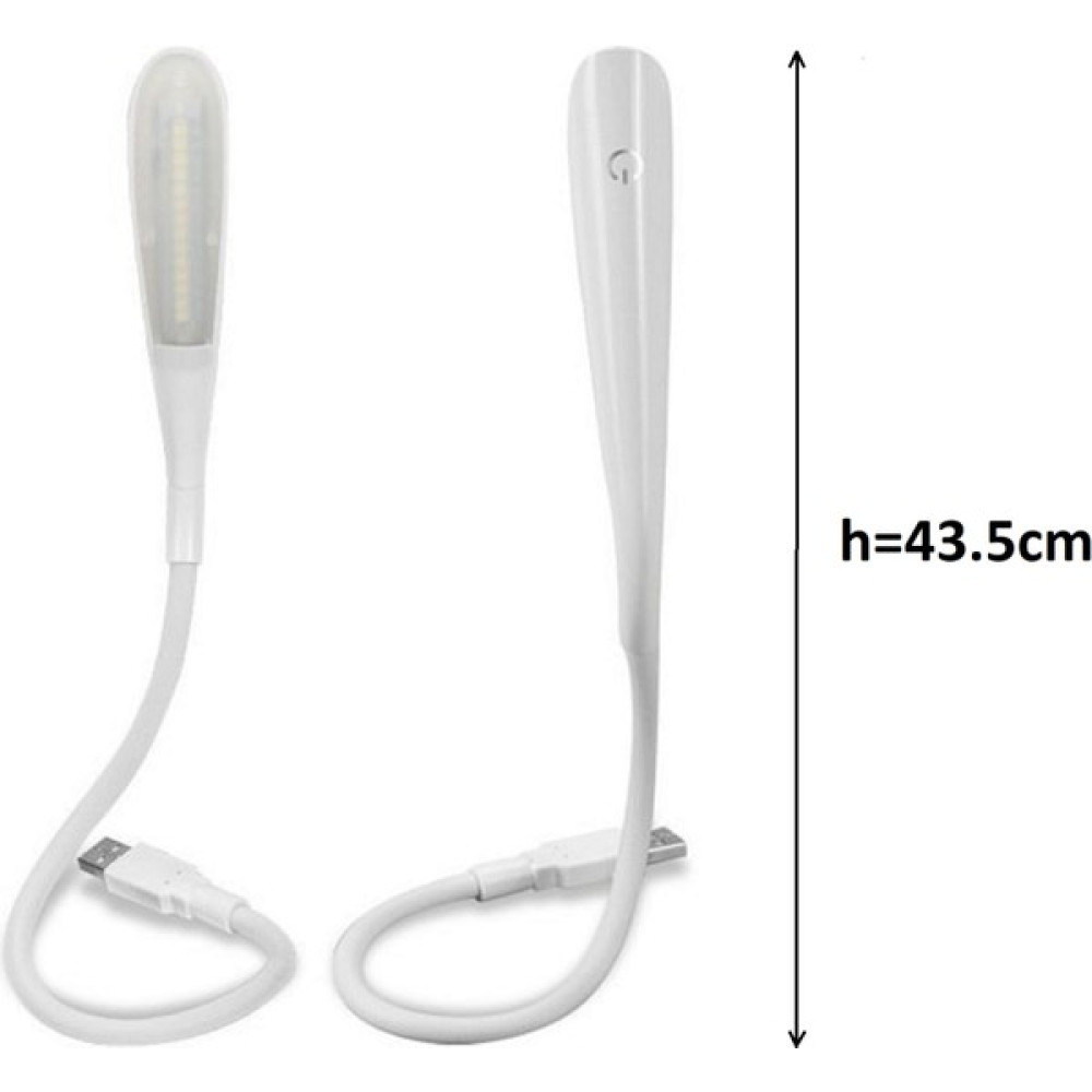 Semco USB Girişli 14 Ledli Kitap Okuma Başlıklı 3 Kademeli Dokunmatik Masa Lambası Kitap Okuma Lambası - Beyaz Masa Lambası Fiyatı