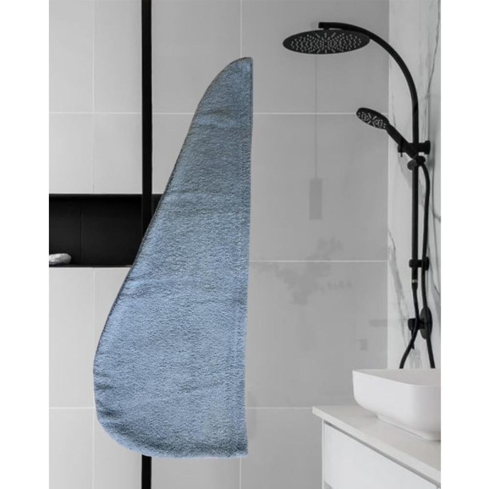 Semecca Düğmeli Saç Kurutma Bonesi - 50 x 90 cm - Bebek Mavisi El / Yüz Havlusu Fiyatı