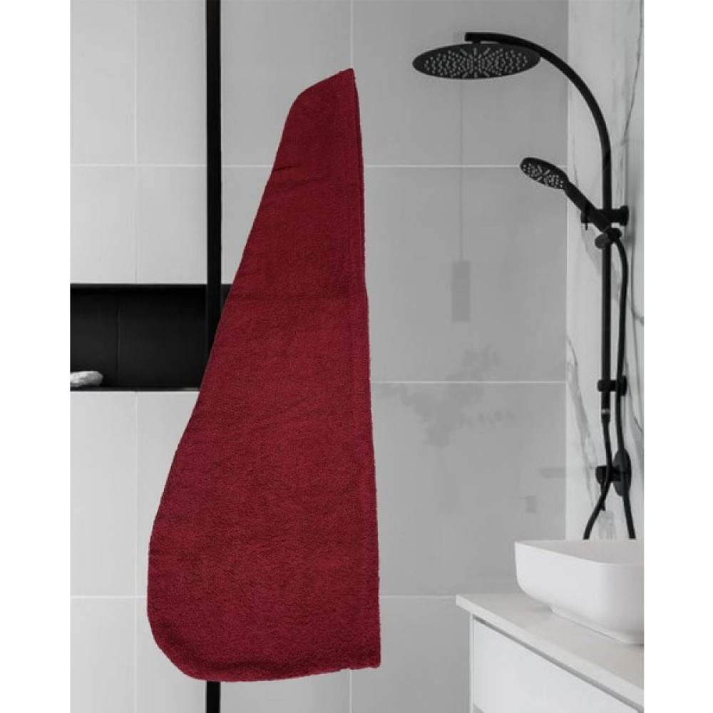 Semecca Düğmeli Saç Kurutma Bonesi - 50 x 90 cm - Kırmızı El / Yüz Havlusu Fiyatı