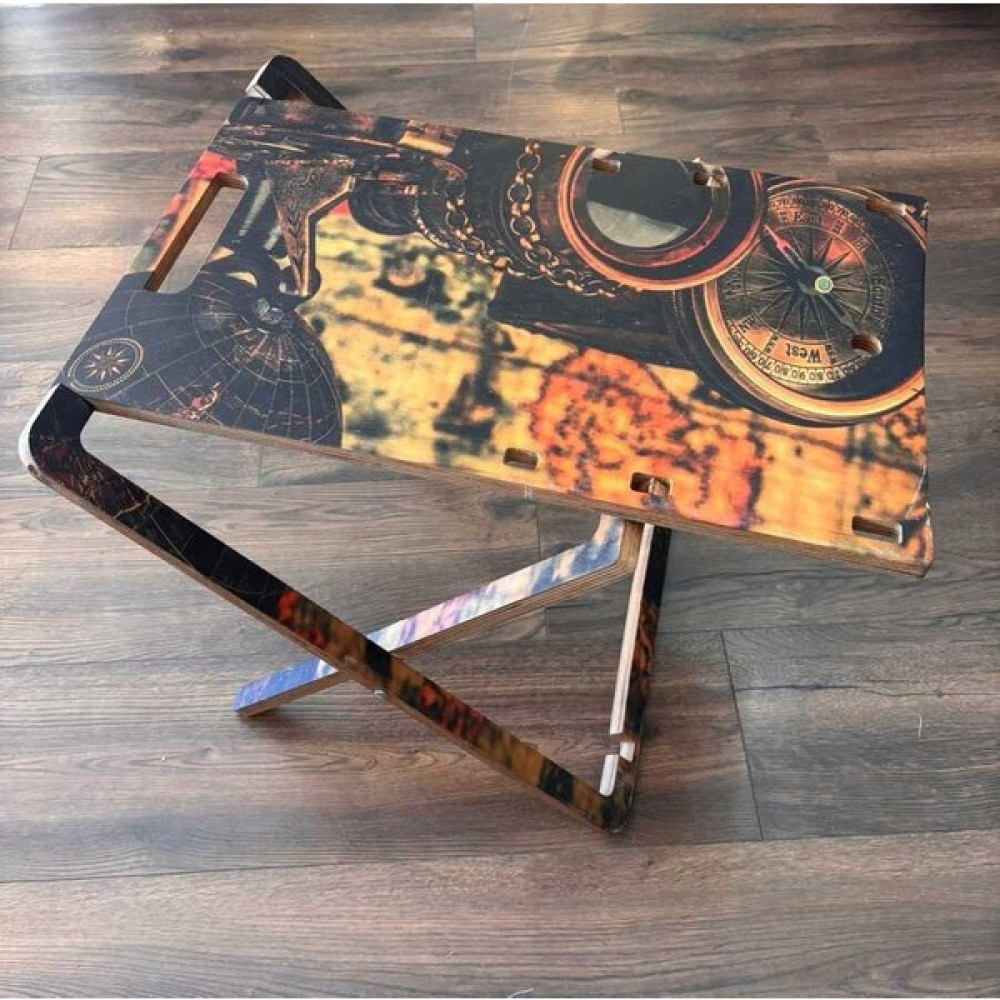 Semender Ahşap Katlanabilir Boy Ayarlı Outdoor Kamp Masası Pusula Kamp & Piknik Masası Fiyatı