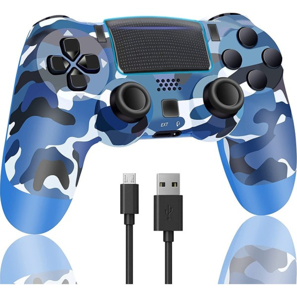 Semgears Ps4 Slim/pro Konsol Için Kablosuz Çift Titreşimli Şarj Kablolu Joystick - Mavi (Yurt Dışından) PlayStation 4 PS4 Oyunları Fiyatı