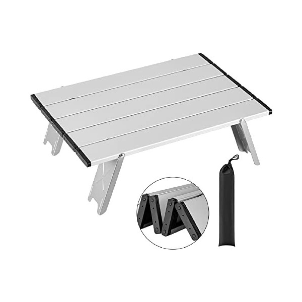 Semgears Ultralight Kompakt Küçük Kamp Masası, Sırt Çantasıyla Mini Katlanır Kamp Yan Sehpa Taşınabilir Masa Açık Piknik Için, Çadır, Seyahat, Plaj... Kamp & Piknik Masası Fiyatı