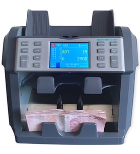 SEMTOM ST 4025 10 ÜLKELİ PRİNTERLİ,SERİ NOLARI BASABİLEN ÇİFT CIS'LI DOKUNMATİK EKRAN Para Sayma Makinesi Fiyatı