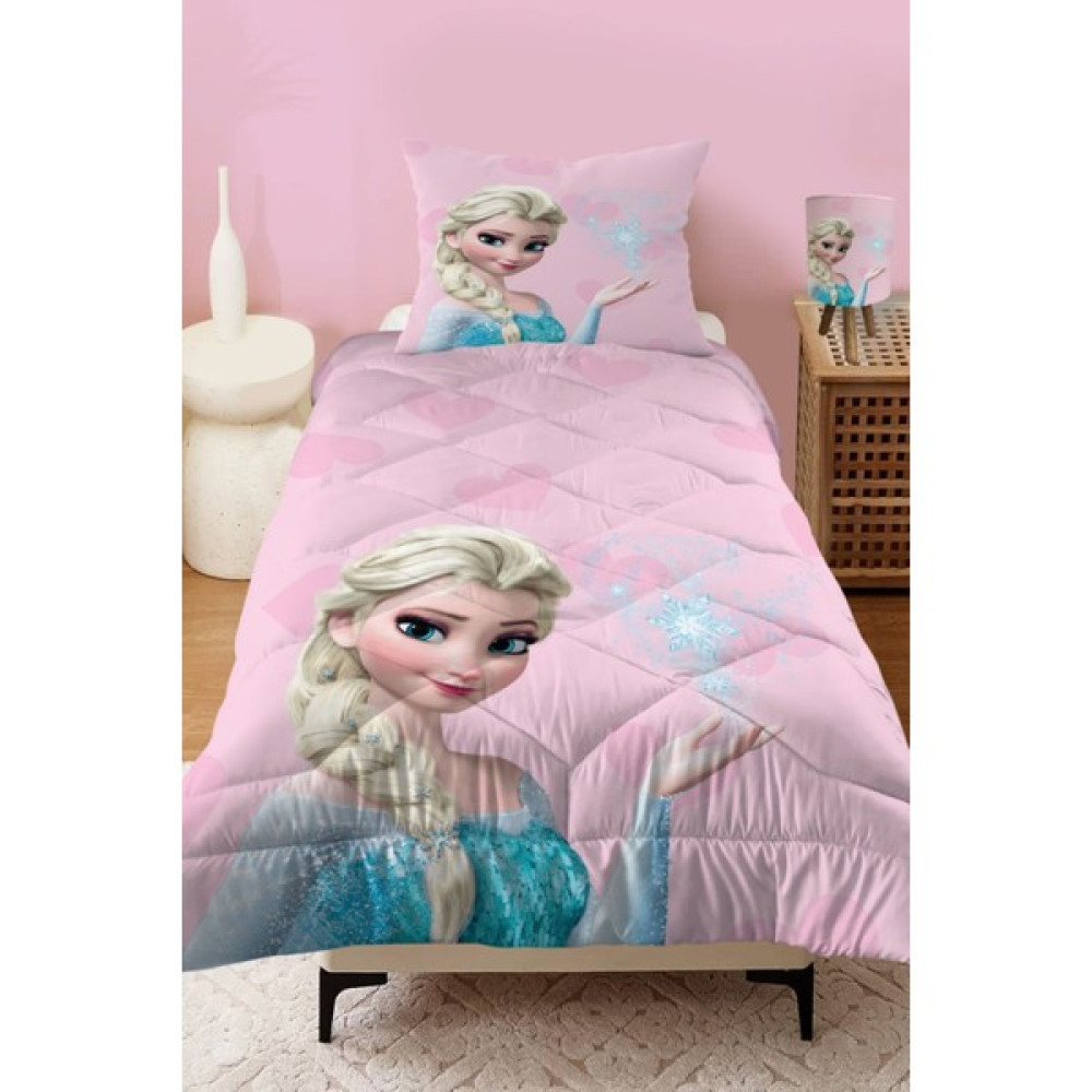 Şen Dekorasyon Pembe Elsa Uyku Seti - 160 x 220 cm - Renkli Bebek Uyku Seti Fiyatı