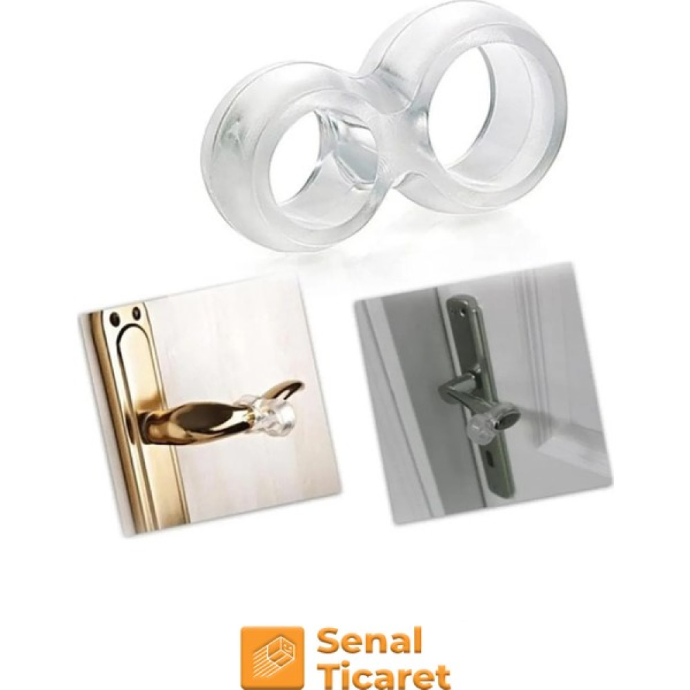 Senal Ticaret 20 Adet Silikon Kapı Kolu Stoperi Tamponu Şeffaf Kapı Pencere Kolu Durdurucu Sessiz Stop Nalburiye & Hırdavat Fiyatı