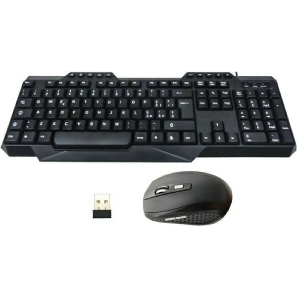 Sencrom SM-300 Klavye Mause Wireless Multimedia - Siyah Klavye - Mouse Fiyatı