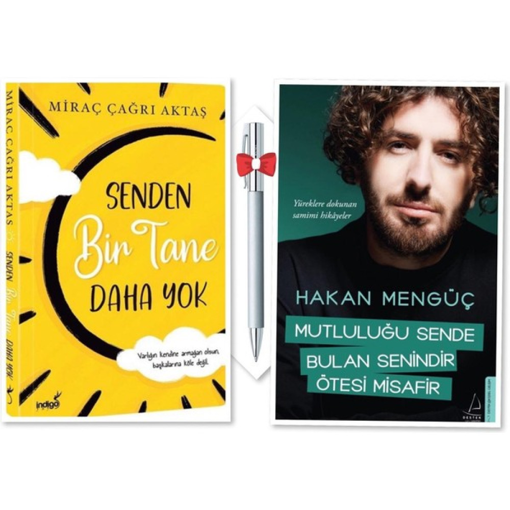 Senden Bir Tane Daha Yok - Mutluluğu Sende Bulan Senindir (2 Kitap) Hakan Mengüç - Miraç Çağrı Aktaş Deneme - İnceleme Fiyatı