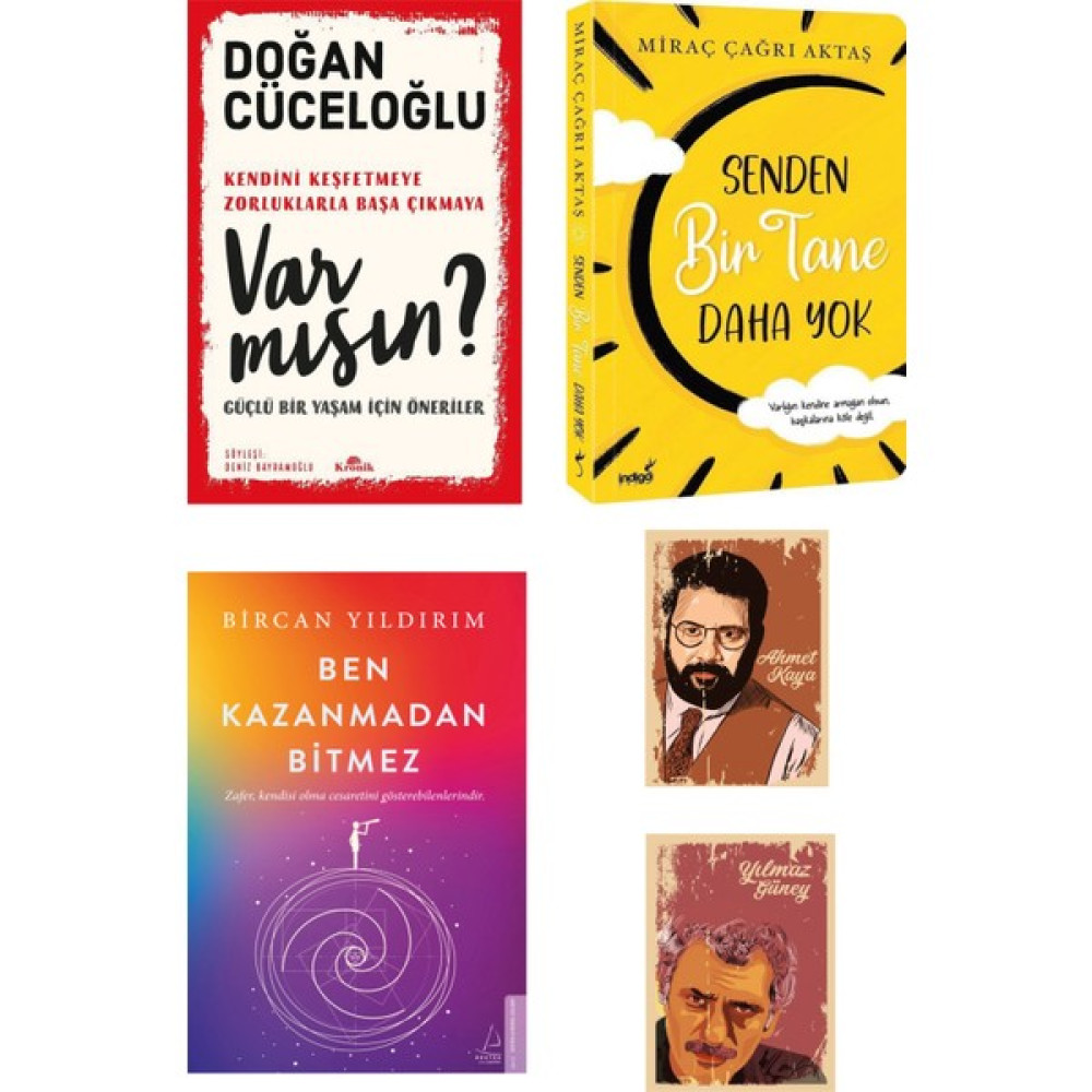 Senden Bir Tane Daha Yok - Var Mısın Doğan Cüceloğlu - Ben Kazanmadan Bitmez Özel Defterli seti Kişisel Gelişim ve Psikoloji Fiyatı