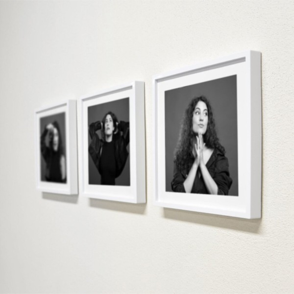 Senden Hediye Sök Tak Kare Çerçeve 3'lü Beyaz Yapışkan Bantlı Resim & Fotoğraf Çerçevesi Fiyatı