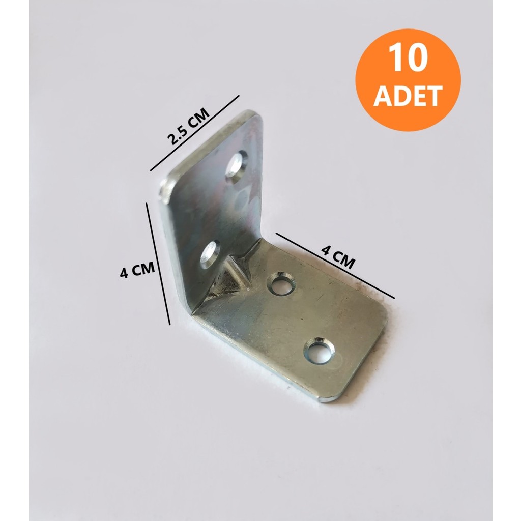 ŞENEL Yapı Market 10 Adet 2.5x4 Mobilya Dolap Köşe Bağlantı L Demir Gönye Sabitleme - 2.5 x 4 cm SSD / Solid State Drive Fiyatı