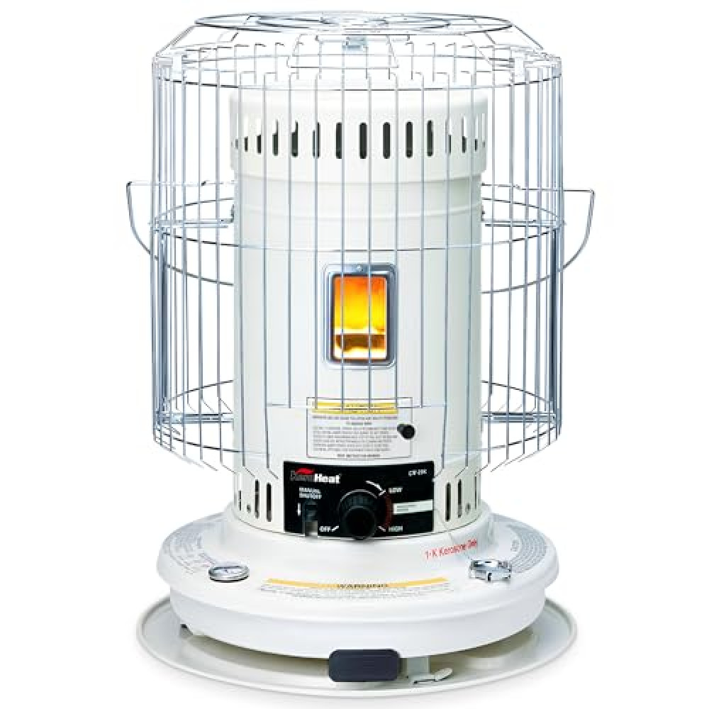 Sengoku Indoor & Outdoor Kerosene Heater, 23,500 BTU, Portable Use, White Heaters Fiyatı