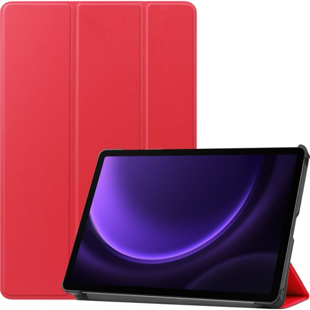 Seniee Samsung Galaxy Tab S9 Fe SM-X510 Için Otomatik Uyandırma Uyku Özellikli Darbeye Dayanıklı Tablet Kılıfı (Yurt Dışından) - Kırmızı Tablet Kılıfı Fiyatı