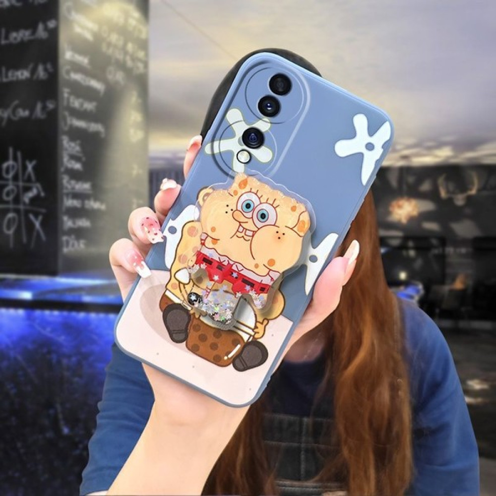 Seniee Telefon Kılıfı Huawei Honor 70 Dönen Standlı Parıltılı Telefon Kılıfı (Yurt Dışından) - Mavi Cep Telefonu Kılıfı Fiyatı