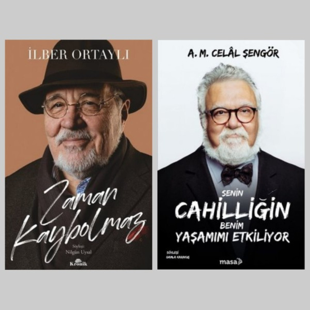 Senin Cahilliğin Benim Yaşamımı Etkiliyor (Celal Şengör) + Zaman Kaybolmaz (Ilber Ortaylı) Türk Edebiyatı Fiyatı