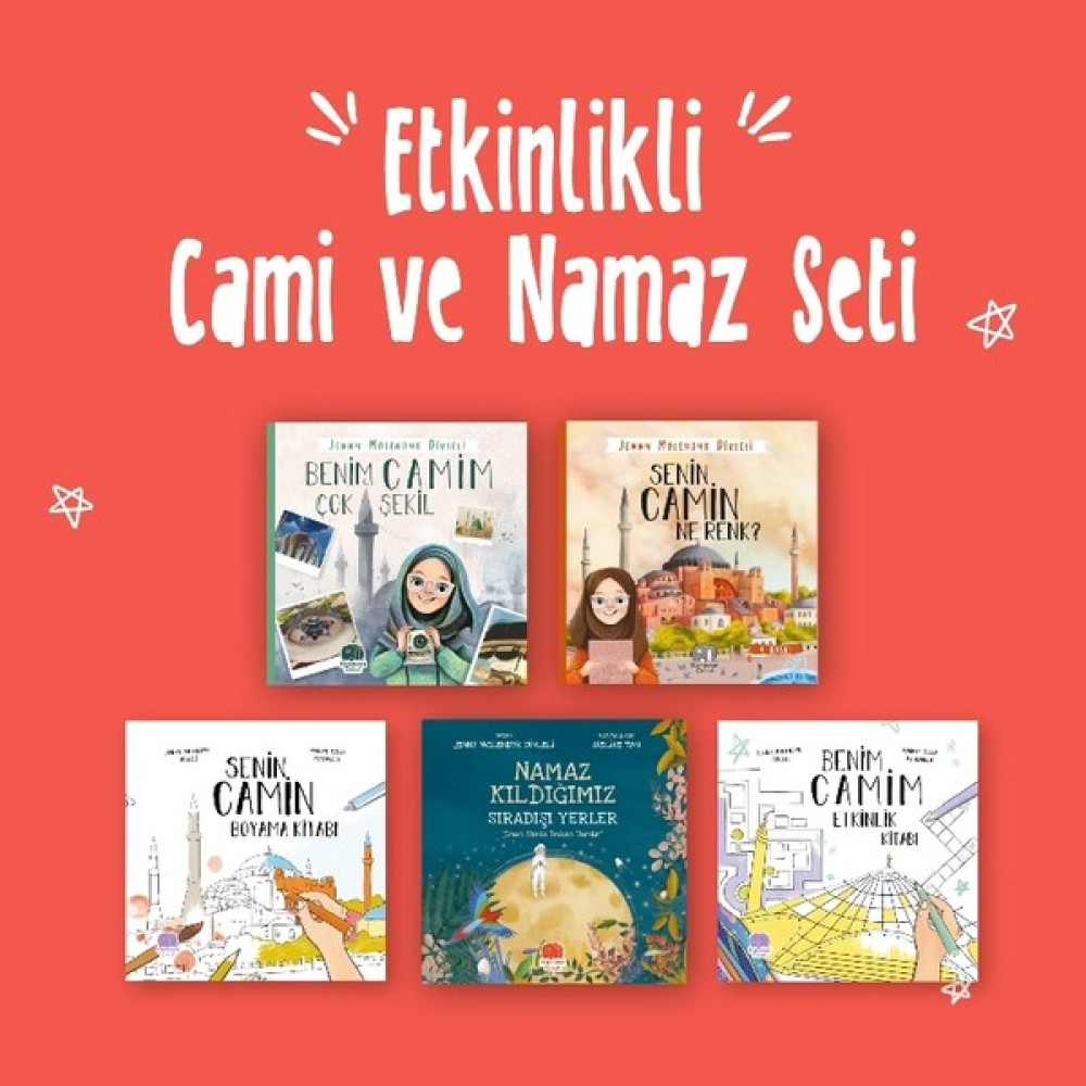 Senin Camin Ne Renk? - Benim Camim Çok Şekil - Namaz Kıldığımız Sıradışı Yerler - Senin Camin Boyama Kitabı - Benim Camim Etkinlik Kitabı 5'li Set ... Okul Öncesi Eğitici & Öğretici Kitaplar Fiyatı