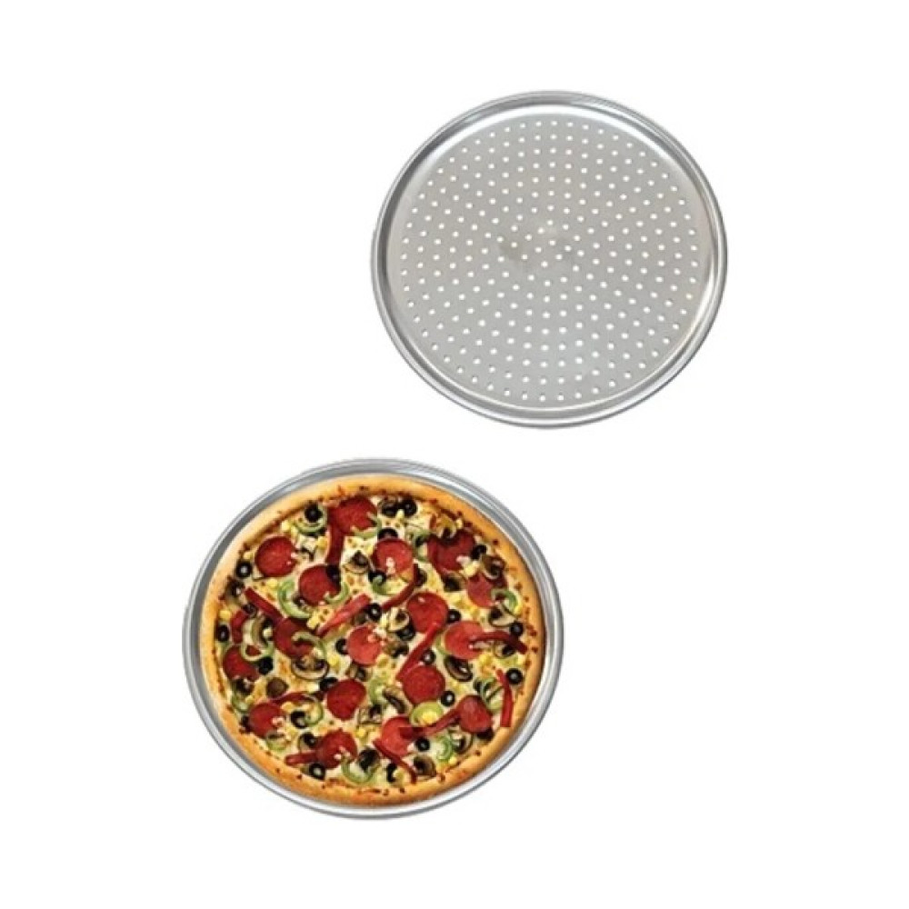 Senin Dükkanın Delikli Pizza Tepsisi Lahmacun Pide Tepsisi 28 cm 2 Adet Tepsiler / Fırın Kapları Fiyatı
