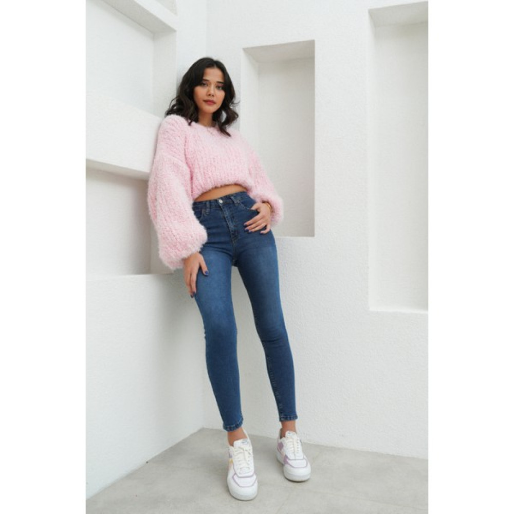 Senin Olsun Mavi Likralı Skinny Jean Bayan Jeans / Kot Pantolon Fiyatı