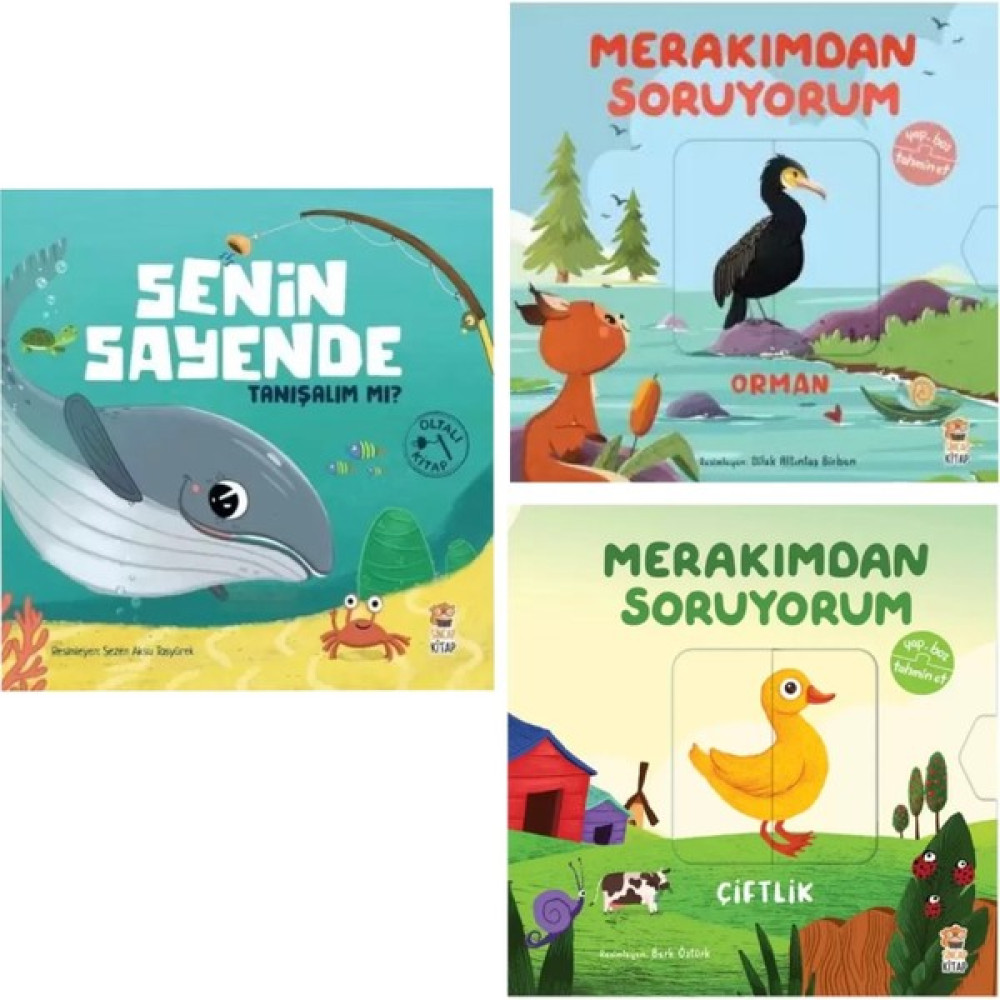 Senin Sayende- Merakımdan Soruyorum Orman- Merakımdan Soruyorum Çiftlik Zihinsel Gelişim Kitapları Fiyatı