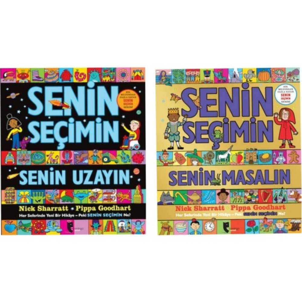 Senin Seçimin Senin Uzayın + Senin Seçimin Senin Masalın - Nick Sharratt - Pippa Goodhart Okul Öncesi Eğitici & Öğretici Kitaplar Fiyatı